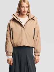 Короткая куртка-парка с капюшоном ZOLLA