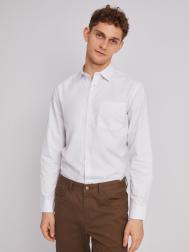 Офисная рубашка прямого силуэта с длинным рукавом ZOLLA