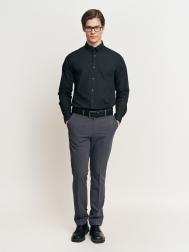 Однотонная рубашка с длинным рукавом ZOLLA