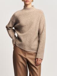 Вязаный свитер с воротником-стойкой ZOLLA