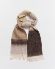 Тёплый шарф с короткой бахромой ZOLLA