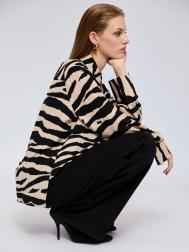 Рубашка прямого силуэта с принтом ZOLLA