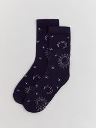 Высокие носки с принтом ZOLLA