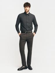 Брюки силуэта Slim из хлопка ZOLLA