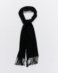 Тканевый шарф с длинной бахромой ZOLLA