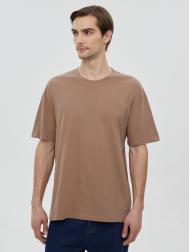 Футболка из хлопка однотонная ZOLLA