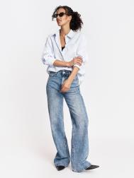 Джинсы прямого силуэта с высокой посадкой ZOLLA
