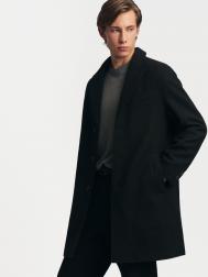 Пальто из шерсти удлинённого силуэта на пуговицах ZOLLA