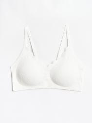 Бесшовный бюстгальтер-бралетт с кружевом ZOLLA