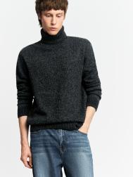 Вязаная шерстяная водолазка-свитер с горлом ZOLLA