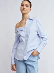 Блузка-рубашка на одно плечо ZOLLA