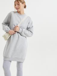 Утеплённое трикотажное платье-свитшот ZOLLA