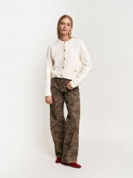 Прямые джинсы с леопардовым принтом ZOLLA