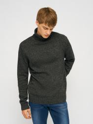 Вязаная шерстяная водолазка-свитер с горлом ZOLLA