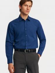 Офисная рубашка прямого силуэта с узором в клетку ZOLLA