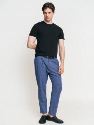 Льняные брюки Carrot на резинке ZOLLA