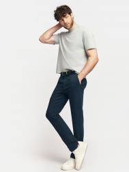 Брюки силуэта Slim из хлопка ZOLLA