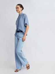 Рубашка из вискозы с коротким рукавом ZOLLA