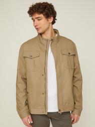 Куртка-ветровка из хлопка с воротником-стойкой ZOLLA