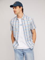 Офисная рубашка из хлопка в клетку ZOLLA