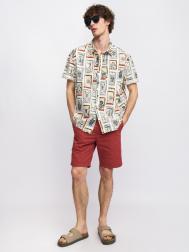 Удлинённые шорты на резинке из хлопка ZOLLA