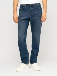 Утеплённые джинсы прямого фасона с флисом ZOLLA