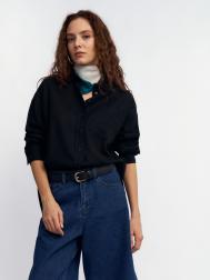 Льняная рубашка с карманом ZOLLA