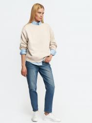 Джинсы силуэта Mom Comfort из хлопка с высокой посадкой ZOLLA