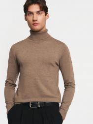 Тонкая трикотажная водолазка с воротником гольф ZOLLA