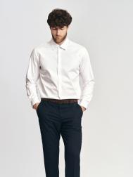 Однотонная рубашка с длинным рукавом ZOLLA