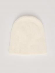 Тёплая вязаная шапка-бини из шерсти без отворота ZOLLA