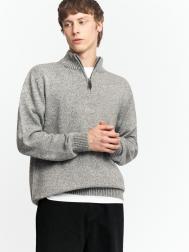 Вязаный свитер с горлом на молнии ZOLLA