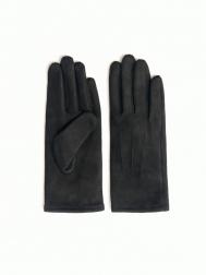 Утеплённые замшевые перчатки с экомехом ZOLLA