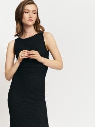 Кружевное платье миди без рукавов ZOLLA