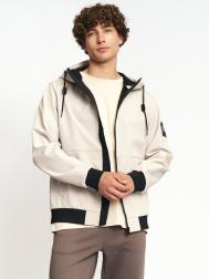 Лёгкая куртка-ветровка без утеплителя с капюшоном ZOLLA