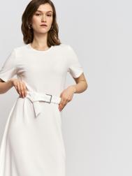 Платье-футболка с акцентом на талии и ремнём ZOLLA