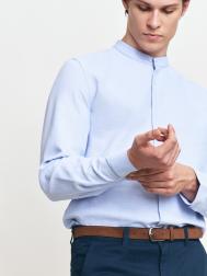 Офисная рубашка с воротником-стойкой ZOLLA