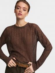 Полупрозрачный лонгслив с длинным рукавом ZOLLA