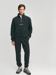 Тёплые брюки-джоггеры из флиса ZOLLA