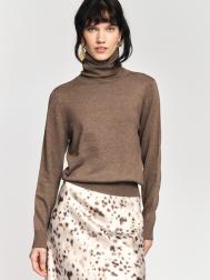 Тонкий свитер-водолазка с горлом ZOLLA