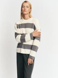 Вязаный джемпер в полоску ZOLLA