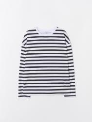 Лонгслив-тельняшка из хлопка в полоску ZOLLA