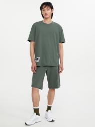 Трикотажные шорты на резинке из хлопка ZOLLA