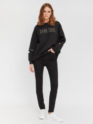 Джинсы силуэта Skinny с высокой посадкой ZOLLA