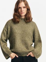 Вязаный свитер с люрексом ZOLLA