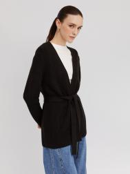 Вязаный кардиган с поясом ZOLLA