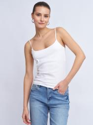 Майка-топ из хлопка на лямках ZOLLA