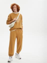 Трикотажные брюки-джоггеры из хлопка ZOLLA