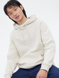 Худи из хлопка с капюшоном однотонное ZOLLA