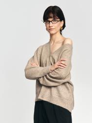 Вязаный кардиган с вырезом на пуговицах ZOLLA